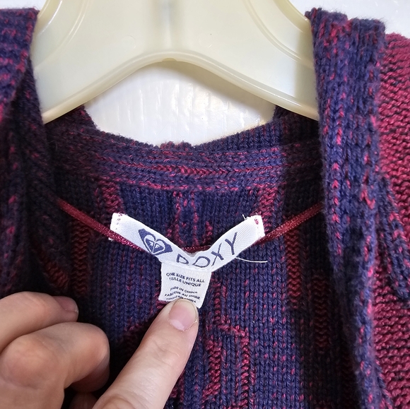 Womens Roxy Hooded cardigan one size - Picture 2 of 9